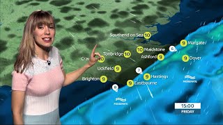 Holly Green  ITV Meridian Weather 22Mar2024 [upl. by Melnick383]