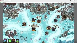 Kingdom Rush Vengeance Northerners Village Campaign Casual [upl. by Malachi]