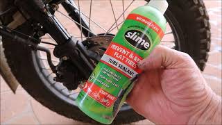 Honda Trail 125  Slime for Tires Does It Actually Work The Good amp Bad News [upl. by Aiet892]