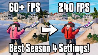 Fortnite Season 4 Settings Guide  FPS Boost Colorblind Modes amp More [upl. by Gareri]