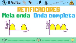 3 PRINCIPAIS TIPOS DE RETIFICADORES MONOFÁSICOS [upl. by Eugor]