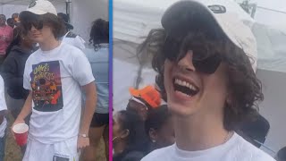 Timothée Chalamet Dances While Partying With Zendaya [upl. by Alica]