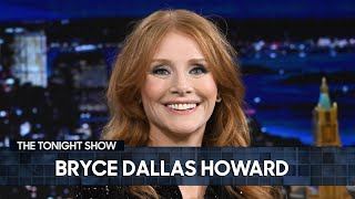 Bryce Dallas Howard Addresses Rumors That Taylor Swift Wrote Argylle Extended  The Tonight Show [upl. by Inail867]