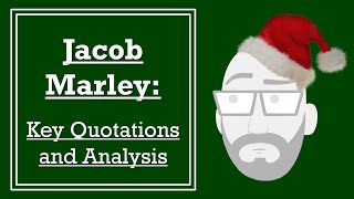 Jacob Marley Key Quotations and Analysis [upl. by Ttevy]