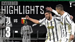 Juventus 32 Genoa  Rafia Debut Winner in Extra Time  EXTENDED Highlights [upl. by Spatola382]