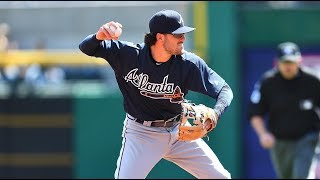 Dansby Swanson Practice Footwork [upl. by Hilton]