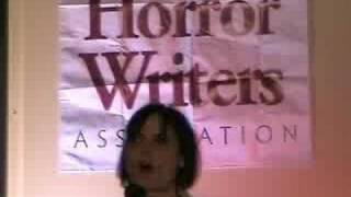 Sarah Langan Accepts her 2007 Bram Stoker Awards [upl. by Gypsy485]