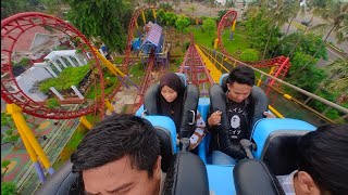 Extreme Roller Coaster Halilintar Dufan [upl. by Dolhenty995]