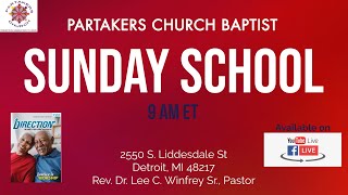 Partakers Church Sunday School 12323 [upl. by Einnhoj]