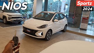 Hyundai Grand i10 Nios Sportz Variant 2024 😍 Hyundai Nios Reallife Review ❣️ [upl. by Olathe]