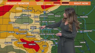 DFW weather Latest Texas drought conditions [upl. by Scurlock40]