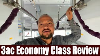 Kaisa hota hai 3ac economy class  3e coach in train  3rd ac economy coach [upl. by Karli]