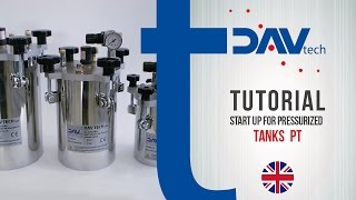 DAV Tech start up tutorial for pressurized tanks PT [upl. by Marmaduke]