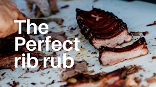 Pork Back Ribs Rub Down smoker prep [upl. by Catima]