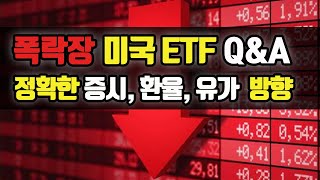 폭락장 미국 ETF QampA 정확한 증시 환율 유가 방향 [upl. by Strenta]