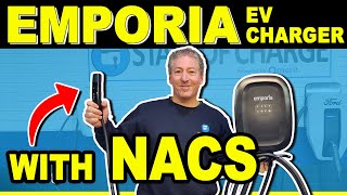 I Review The Emporia EV Charger With The North American Charging Standard NACS Connector [upl. by Artined488]