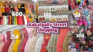 Kukatpally Street ShoppingKPHB JNTU Shopping Latest Collection Budget Shopper [upl. by Ayk]