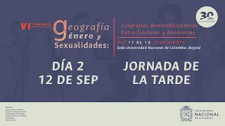 Sexto Seminario Latinoamericano de Geografía Género y Sexualidades 12 SEPTARDE [upl. by Edgar]