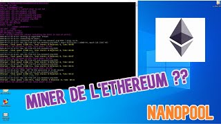 COMMENT MINER DE LETHEREUM  Nanopool [upl. by Notniv]