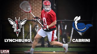 Lynchburg Hornets vs Cabrini University Cavalier Mens Lacrosse [upl. by Ladnek]