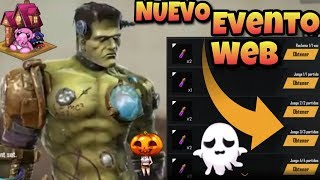 CONSIGUE ASÍ EL FRANKENZOMBIE 😍😱😱 NUEVO EVENTO WEB EN FREE FIRE [upl. by Grimbald17]