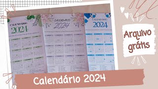 CALENDÁRIO 2024  YOU MIMOS  DIY PASSO A PASSO [upl. by Fortin518]