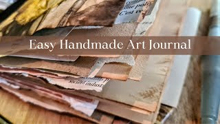 Easy Handmade Art Journal Step by Step Bold amp Messy [upl. by Winonah936]