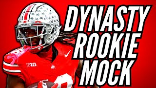 2024 Dynasty Rookie Mock Drafts  SF amp 1QB [upl. by Ashby]