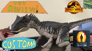 CUSTOM Jurassic World Dominion Hammond Collection Allosaurus Toy Review [upl. by Karyl935]