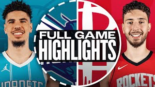 HORNETS at ROCKETS  FULL GAME HIGHLIGHTS  October 23 2024 [upl. by Shiekh332]