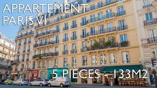 Appartement haussmanien de 5 pièces  Paris 6e  Ref  T108301DPE75 [upl. by Halilahk]