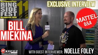 RINGSIDE FEST 2014 MATTEL WWE QampA With Designer Bill Miekina Guest interviewer  Noelle Foley [upl. by Kohler]