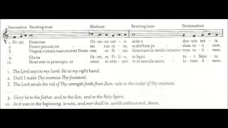 4 Chants from Christmas Vespers Tecum principium and psalm Dixit Dominus [upl. by Alyakem]