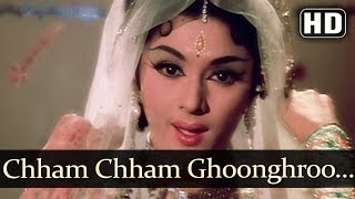 Chham Chham Ghungroo HD  Kaajal Songs  Meena Kumari  Raj Kumar  Asha Bhosle [upl. by Mailliwnhoj]