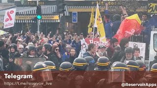 Insolite Le cortège arrive sur la Place d’Italie dans une ambiance de fin du monde [upl. by Barde]