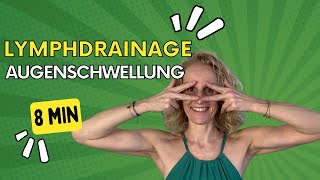 LYMPHDRAINAGE GESICHT ANLEITUNG  ANTIFALTEN [upl. by Ayouqes]