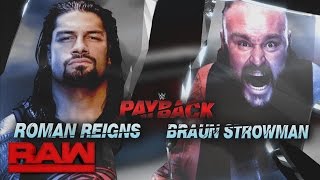 A look back at the destructive rivalry between Roman Reigns and Braun Strowman Raw April 24 2017 [upl. by Shipman]