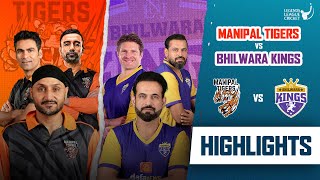 Manipal Tigers VS Bhilwara Kings  Highlight Match  Legends League cricket 2023  LLC T20 Match 6 [upl. by Htiderem]