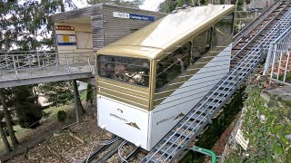 Standseilbahn Montreux Territet Glion Bergfahrt 2022 funiculaire funicular Seilbahn [upl. by Piers797]