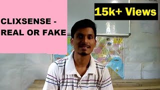 CLIXSENSE  REAL OR FAKE  EXPLAINED IN HINDI [upl. by Atiruam376]