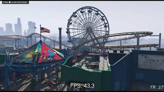 Intel Core i7 7700 amp Radeon RX 550 GTA 5 FPS test [upl. by Maren685]