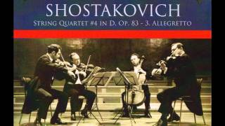 Shostakovich String Quartet No 4 in D Op 83 Borodin Quartet [upl. by Ardnalahs]