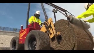 Field installation begins for Allegiant Stadium [upl. by Hung451]