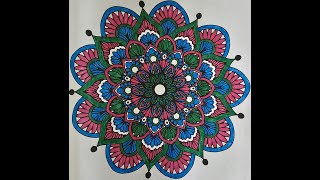 Mandala Painting  242 [upl. by Seldan]