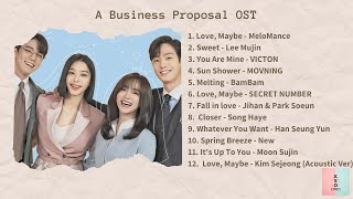 FULL ALBUM  A Business Proposal OST 사내 맞선 OST [upl. by Lokkin20]