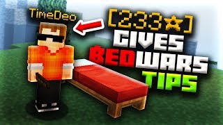 233 Star TimeDeo Gives Tips on Bedwars in Minecraft [upl. by Giza]