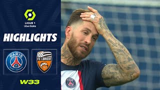 PARIS SAINTGERMAIN  FC LORIENT 1  3  Highlights  PSG  FCL  20222023 [upl. by Daggna78]