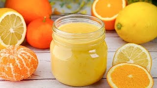 Crème dagrumes délicieuse  Recette du Citrus curd rapide et facile [upl. by Fallon474]