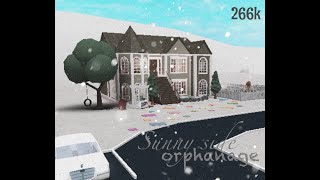 Bloxburg Orphanage Tour and Speedbuild   clouddyyskies [upl. by Nywled885]