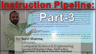 Instruction PipelinePart3  Handling of Branch Instructions  Computer System Organization [upl. by Kiyoshi935]